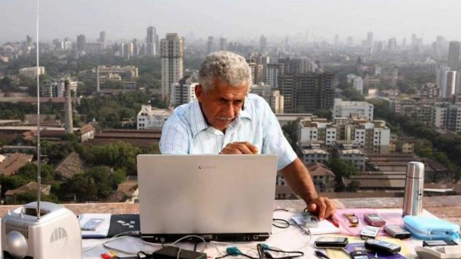Naseeruddin Shah as an Unnamed Common Man in A Wednesday