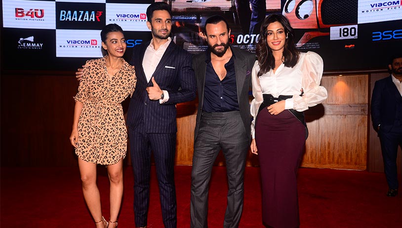 Team Baazaar unveils trailer at Bombay Stock Exchange premises