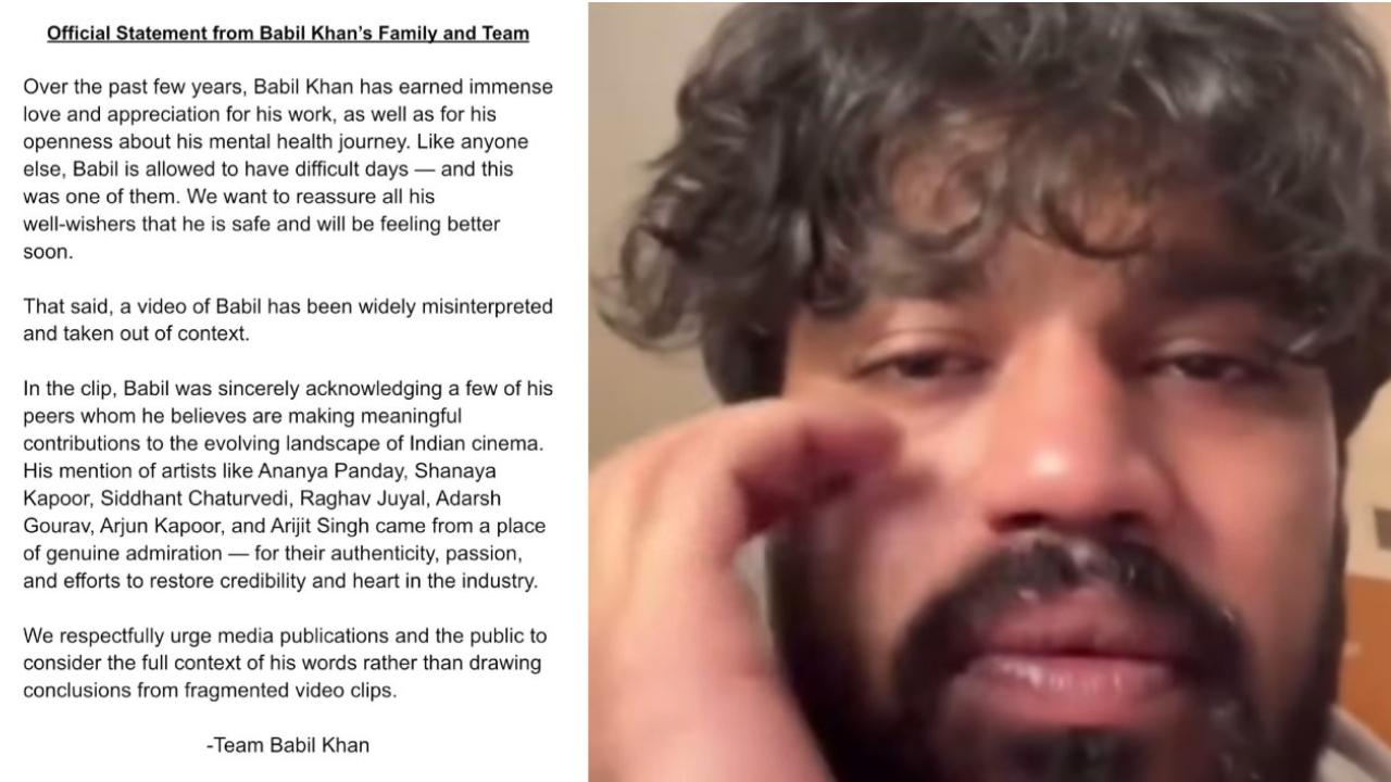 Babil Khan Issues Clarification Amid Viral Video Row, Says "Was Showing Support"