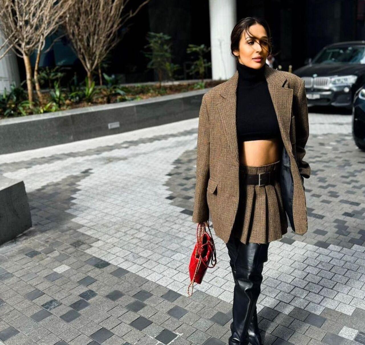 Malaika Arora showcased her top-notch fashion sense during her trip to Melbourne.