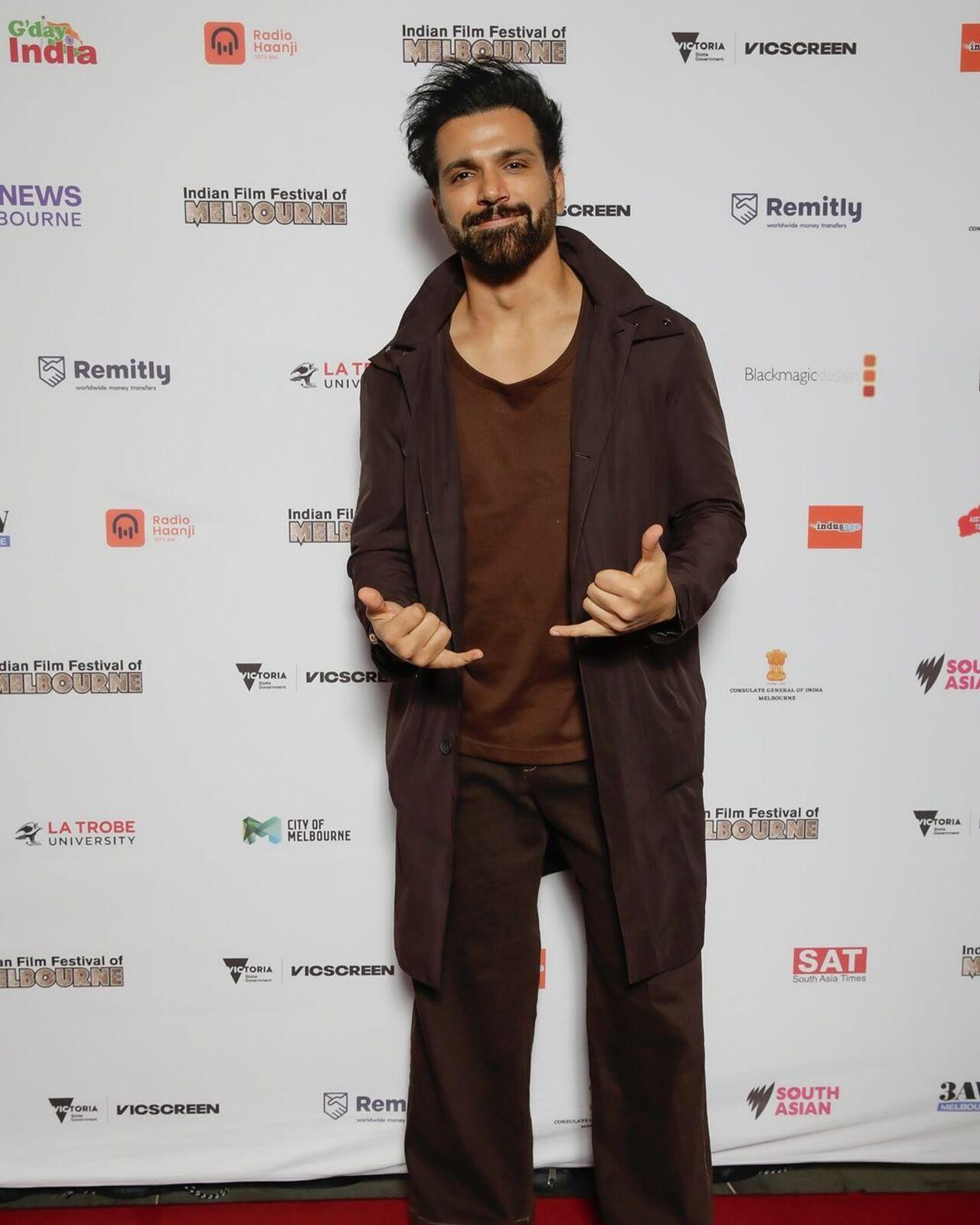 Rithvikk Dhanjani was also at the festival, where he watched the film Kill alongside lead actor Lakshya.