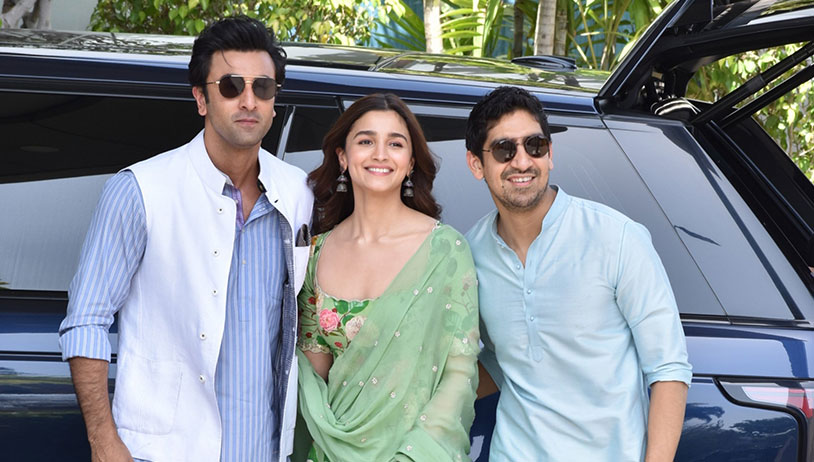 Brahmastra: Ranbir Kapoor, Alia Bhatt, Ayan Mukherjee reveal film logo at Kumbh Mela