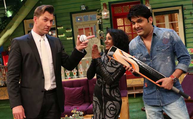 Brett Lee, Tanishtha Chatterjee, Kapil Sharma