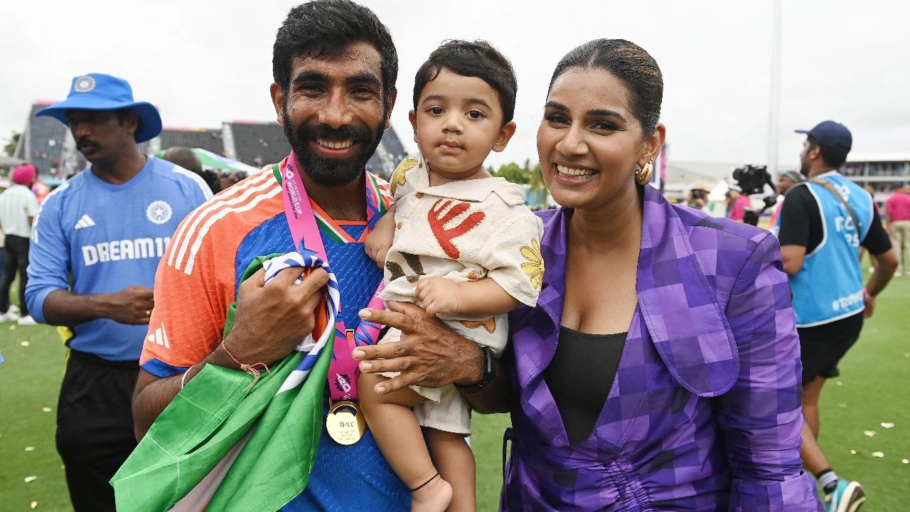 Sanjana Ganesan Gives Befitting Reply To Trolls Mocking Her Son Angad Bumrah