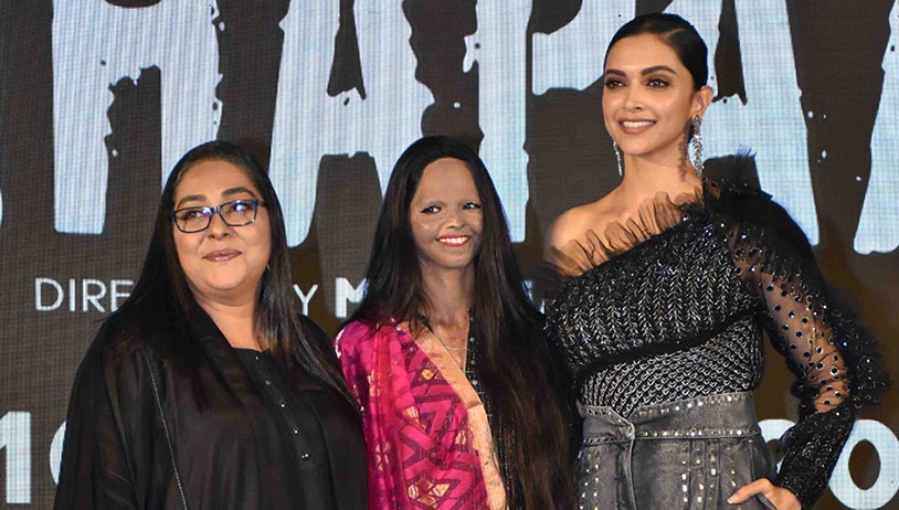 Deepika joined by Laxmi Agarwal at the Chhapaak Title Song Launch