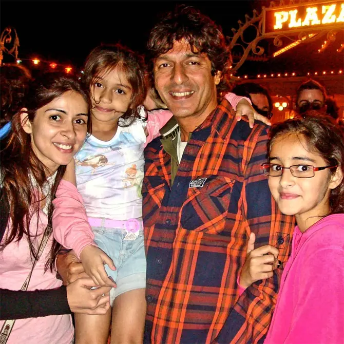 Chunky Panday and Bhavana welcomed their second child - daughter Rysa in 2005. While Chunky`s elder daughter has already made a name in Bollywood, Rysa is still studying in school.