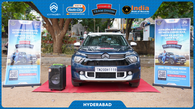 Ready to Roar with team Dhoni: The Citroen C3 Aircross