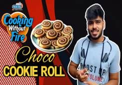 How To Make Choco Cookie Roll Cooking Without Fire