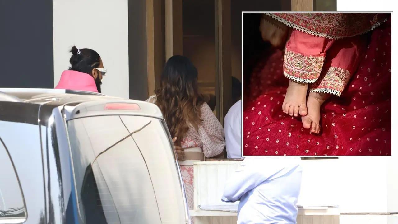 Deepika Padukone Holds Baby Dua Close As She Steps Out With Ranveer Singh, Watch