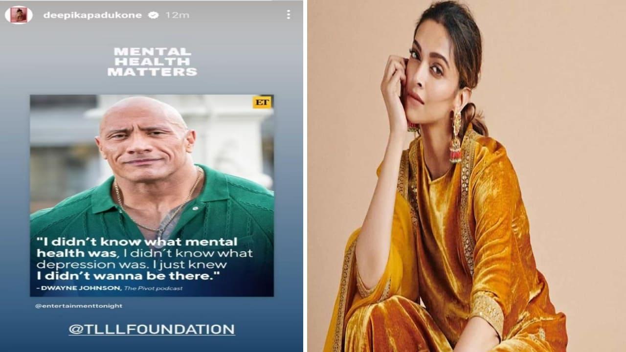 Here`s How Deepika Padukone Reacted To Dwayne Johnson`s, `I didn`t know what depression` Statement