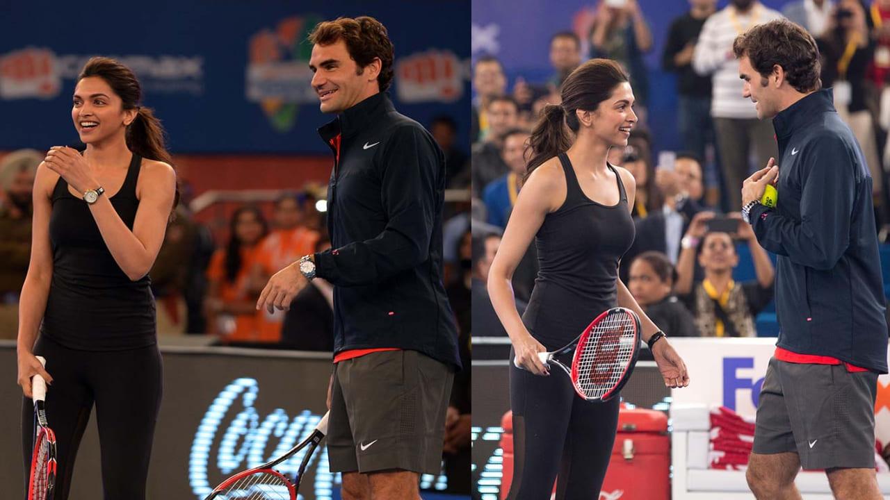 Flashback Friday: When Deepika Padukone Showed Off Her Tennis Skills With The Iconic Roger Federer