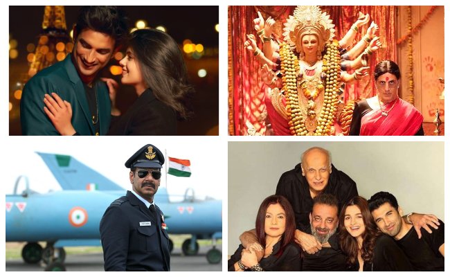 Laxmmi Bomb, Dil Bechara, Bhuj the pride of india, sadak 2, the big bull, lootcase, khuda hafiz