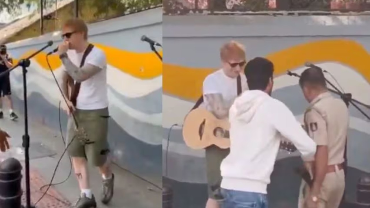 Bangalore Police Stops Ed Sheeran’s Street Performance Citing Permission Reasons