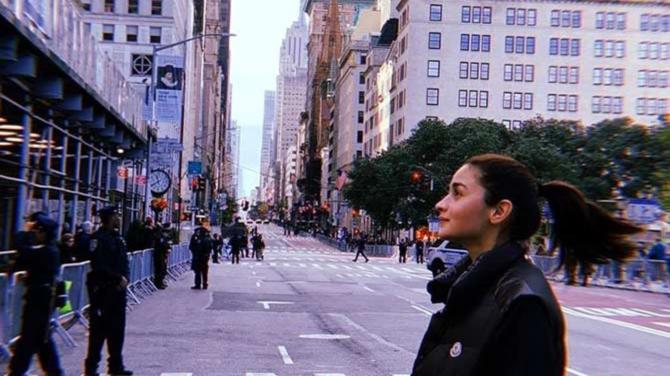 Snapped in the city of New York!