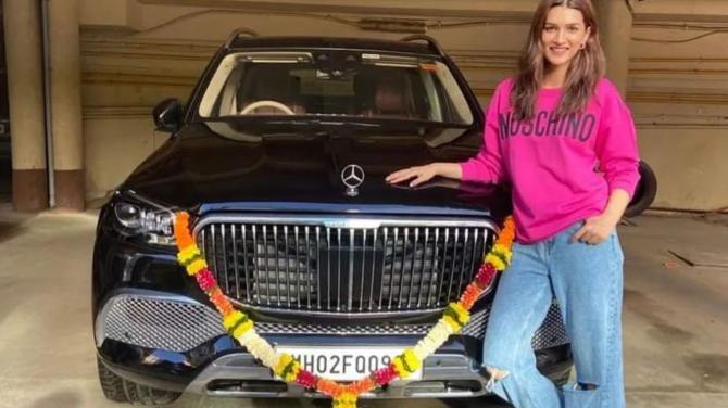 Kriti Sanon owns a stunning Mercedes