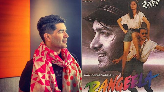 Manish Malhotra designed the costumes for Rangeela
