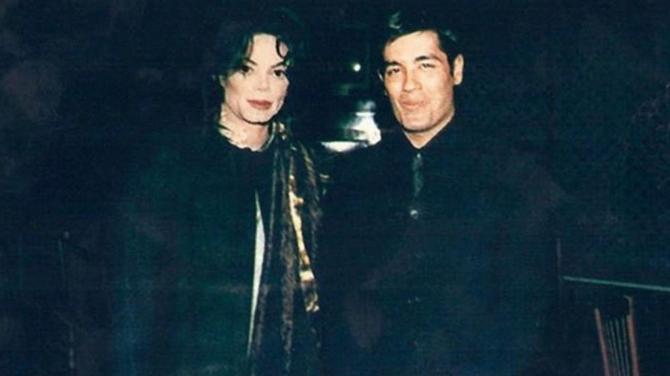 Manish Malhotra with the king of pop, Michael Jackson