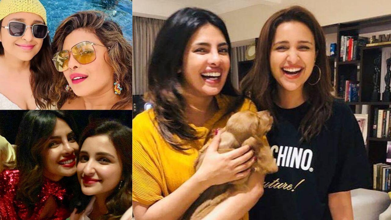 Photos of Parineeti Chopra and Priyanka Chopra