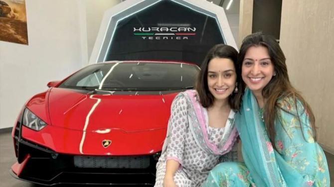 Shraddha Kapoor recently bought a stunning red car