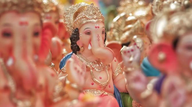 Kishore Govind Divekar (65), a self-taught murtikar, is one such idol creator. For the past 30 years, he has been creating idols for Omkar Ganesh Pratimalay, a shop that sells clay and POP Ganesha statues. Yatin Kishor Divekar, his son, has taken it upon himself to carry on his father`s heritage (age 40). Yatin has also been creating idols for a while; he first became interested in them while he was in the tenth grade. Image Credit: Amogh Golatkar