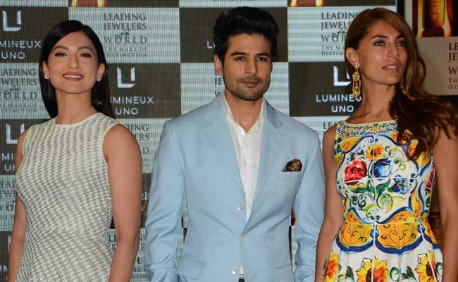 Rajeev Khandelwal, Gauhar Khan, caterina mourinho Rajeev Khandelwal, Gauhar Khan, caterina mourinho