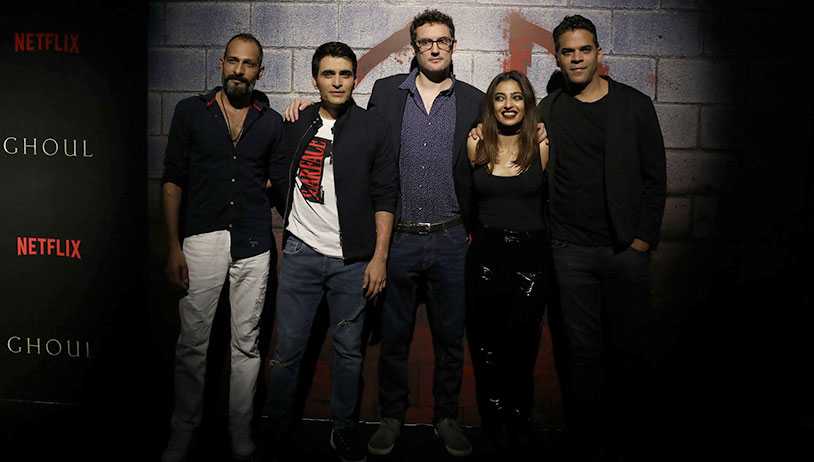 Radhika Apte, Manav Kaul, Vikramaditya Motwane snapped at Ghoul Screening