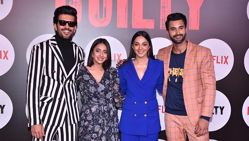 Guilty: Alia Bhatt arrives at the red carpet premiere of the Kiara Advani-Akansha Ranjan Kapoor starrer