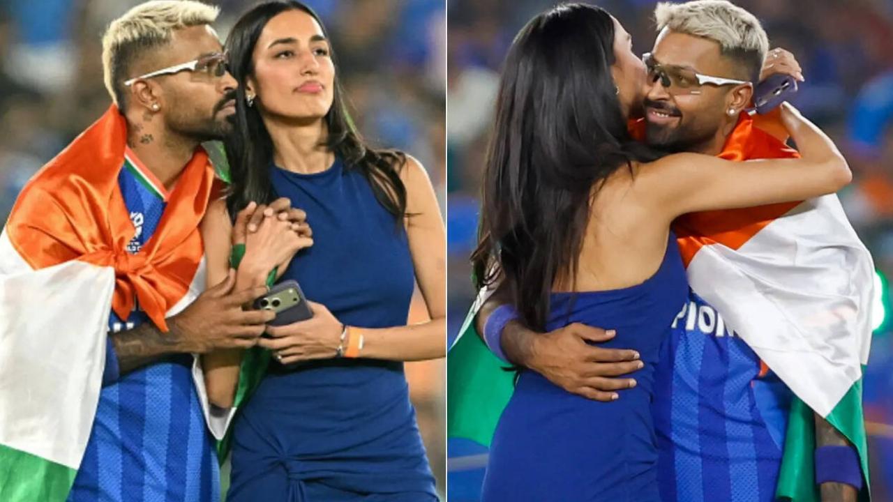 Mahieka Sharma Kisses Hardik Pandya After India`s T20 World Cup Win, See Video