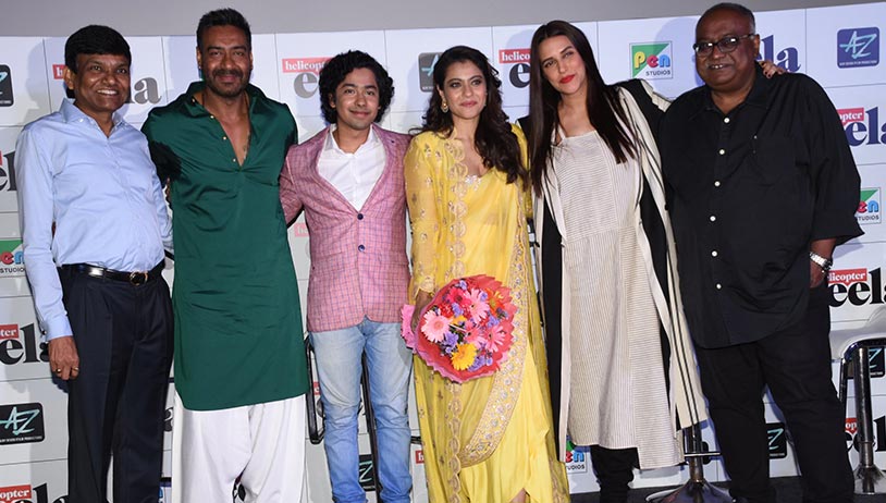 Kajol celebrates her birthday at Helicopter Eela Trailer Launch