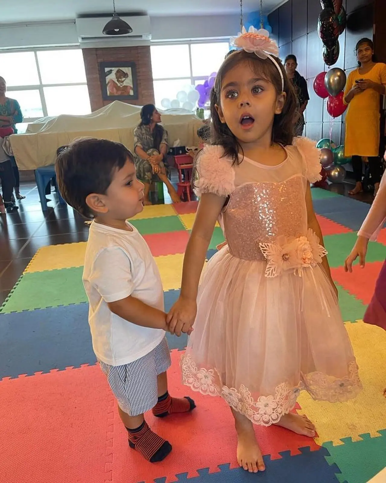 Aren`t Inaaya and her cousins the cutest?