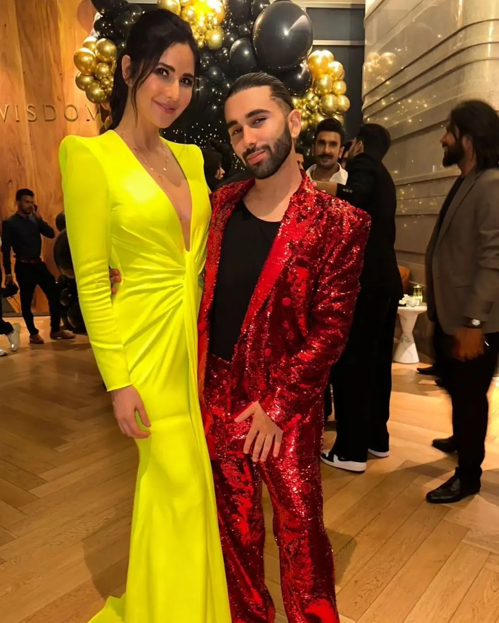 We need a moment to process this gem of a picture of Orry and Katrina Kaif