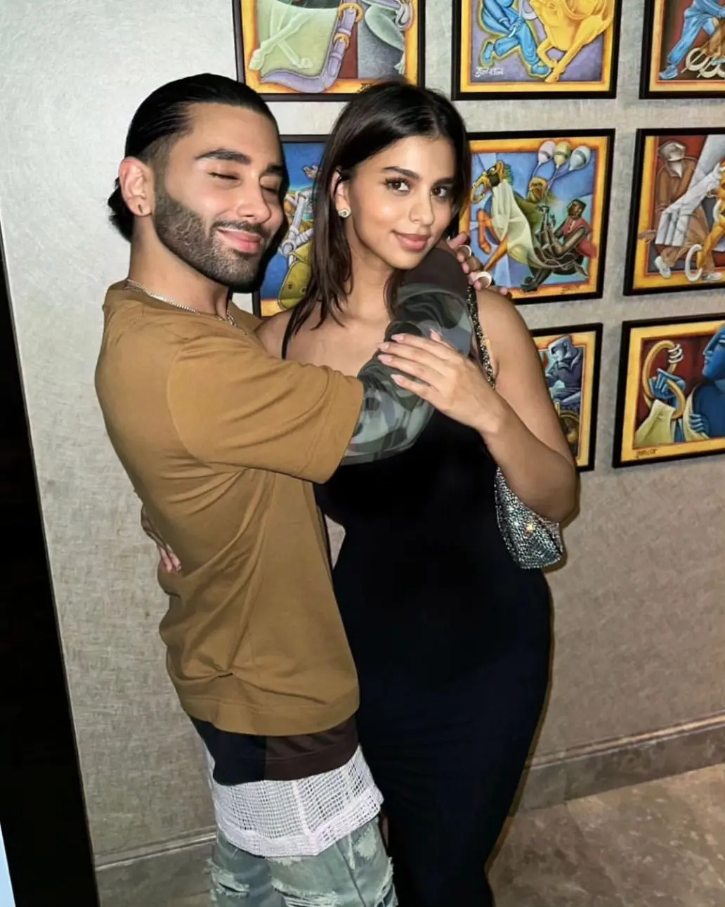 Orry and Suhana Khan have been snapped together on many occasions. But this picture has a special place in our hearts. The two look so great!