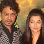 Irrfan makes work atmosphere very relaxed: Aishwarya Rai