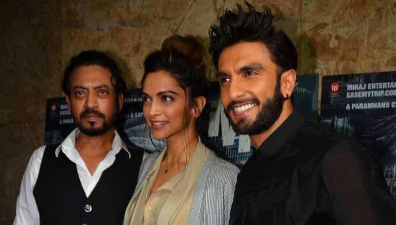 Madaari: Deepika Padukone and Ranveer Singh attend private screening of Irrfan starrer