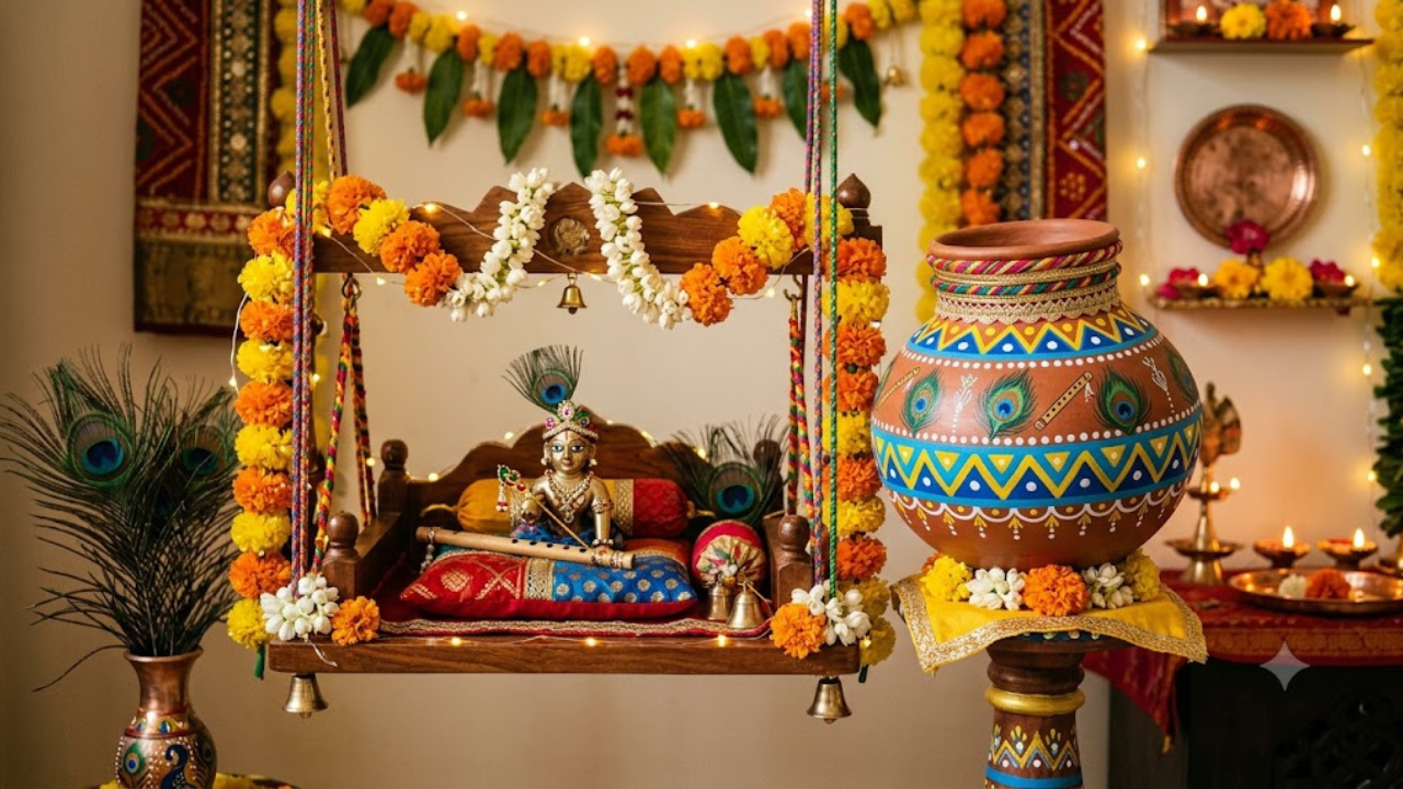 Matki + Dahi-Handi Wall
