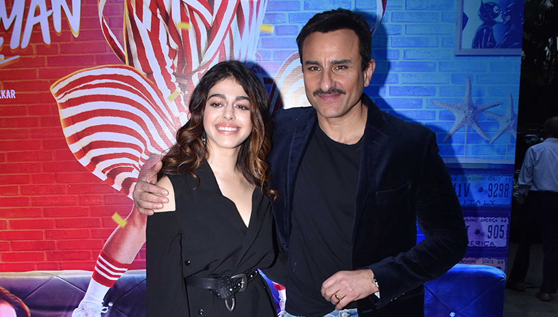 Jawaani Jaaneman: Saif Ali Khan, Alaya Furniturewalla snapped at the Gallan Kardi song launch