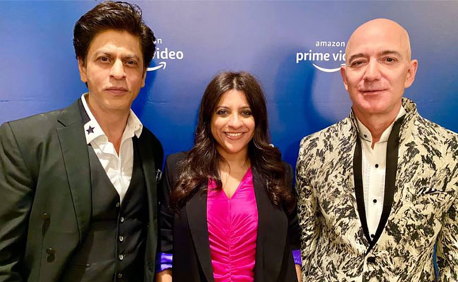 Shah Rukh Khan, Zoya Akhtar, jeff bezos
