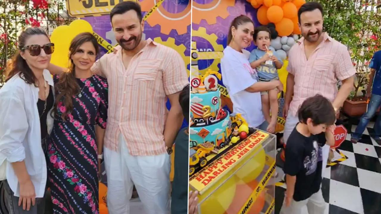 Here’s A Glimpse Of Kareena Kapoor-Saif Ali Khan’s Munchkin Jeh’s Fun-filled Birthday Bash!