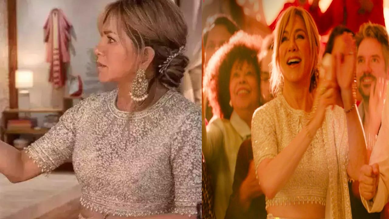 Fans Go Gaga As Jennifer Aniston Wears Manish Malhotra Lehenga For Murder Mystery 2
