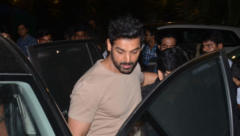 Batla House: Arjun Kapoor snapped at special screening of John Abrahams new film