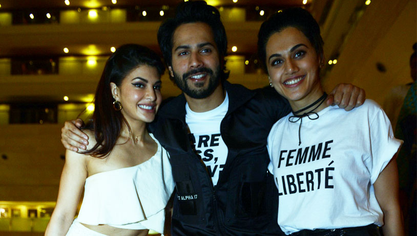 Judwaa 2: Varun, Jacqueline and Taapsee promote film in Delhi