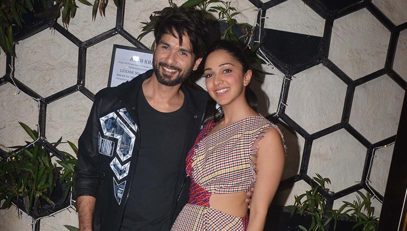 Kabir Singh: Shahid Kapoor, Kiara Advani snapped at films success party