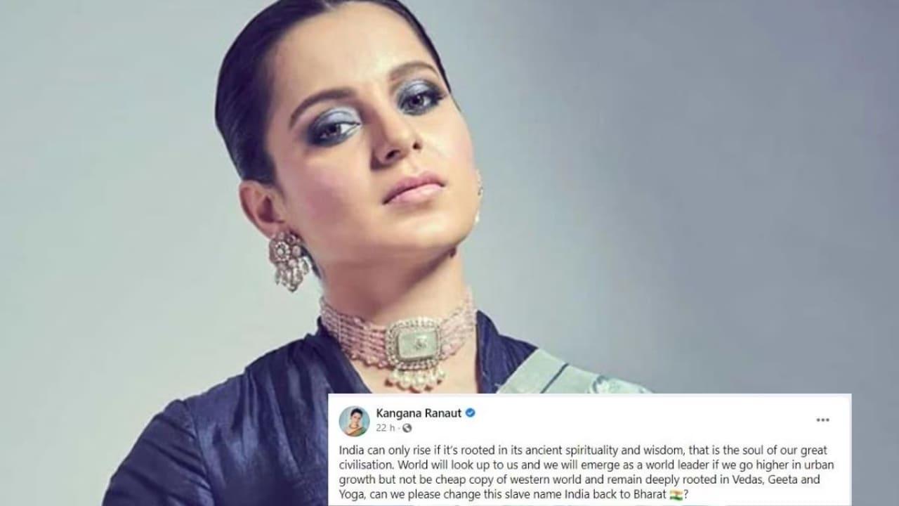 Kangana Ranaut Reacts To Name Change Controversy From India To Bharat, Says She Predicted Years Ago