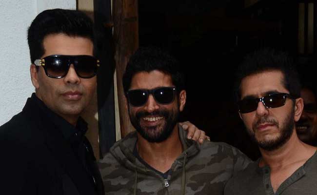 karan johar, farhan akhtar and ritesh sidhwani karan johar, farhan akhtar and ritesh sidhwani