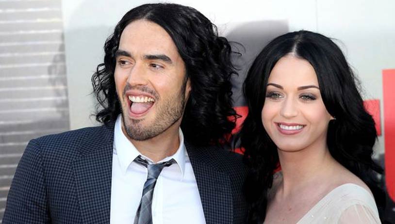 Katy Perry and Russell Brand