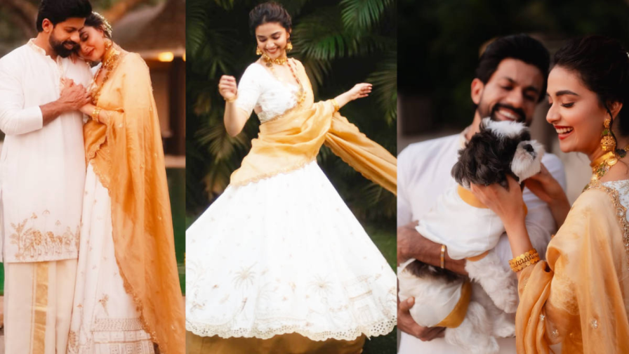 Keerthy Suresh Shines in Unseen Photos from Malayali Wedding with Antony Thattil Keerthy Suresh Shines in Unseen Photos from Malayali Wedding with Antony Thattil