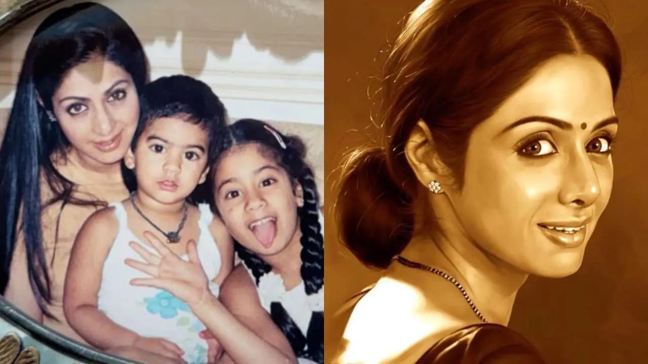 Khushi Kapoor Shares Nostalgic Picture With Mom Sridevi On Her Birth Anniversary