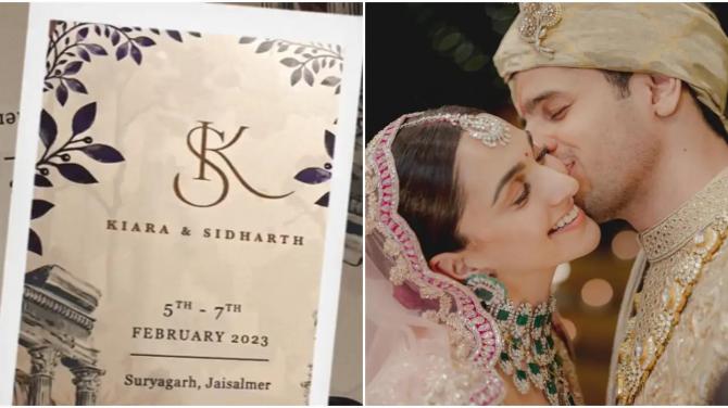 Sidharth Malhotra And Kiara Advani Wedding: Know About The Invitation Cards, Kaleeras, And More