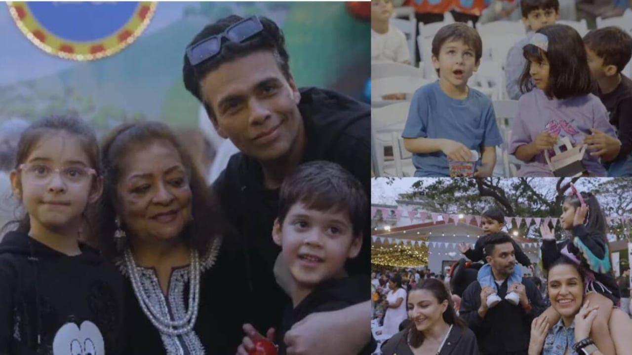 Watch! Karan Johar Pens A Beautiful Note On Yash And Roohi’s Birthday Bash With Taimur, AbRam