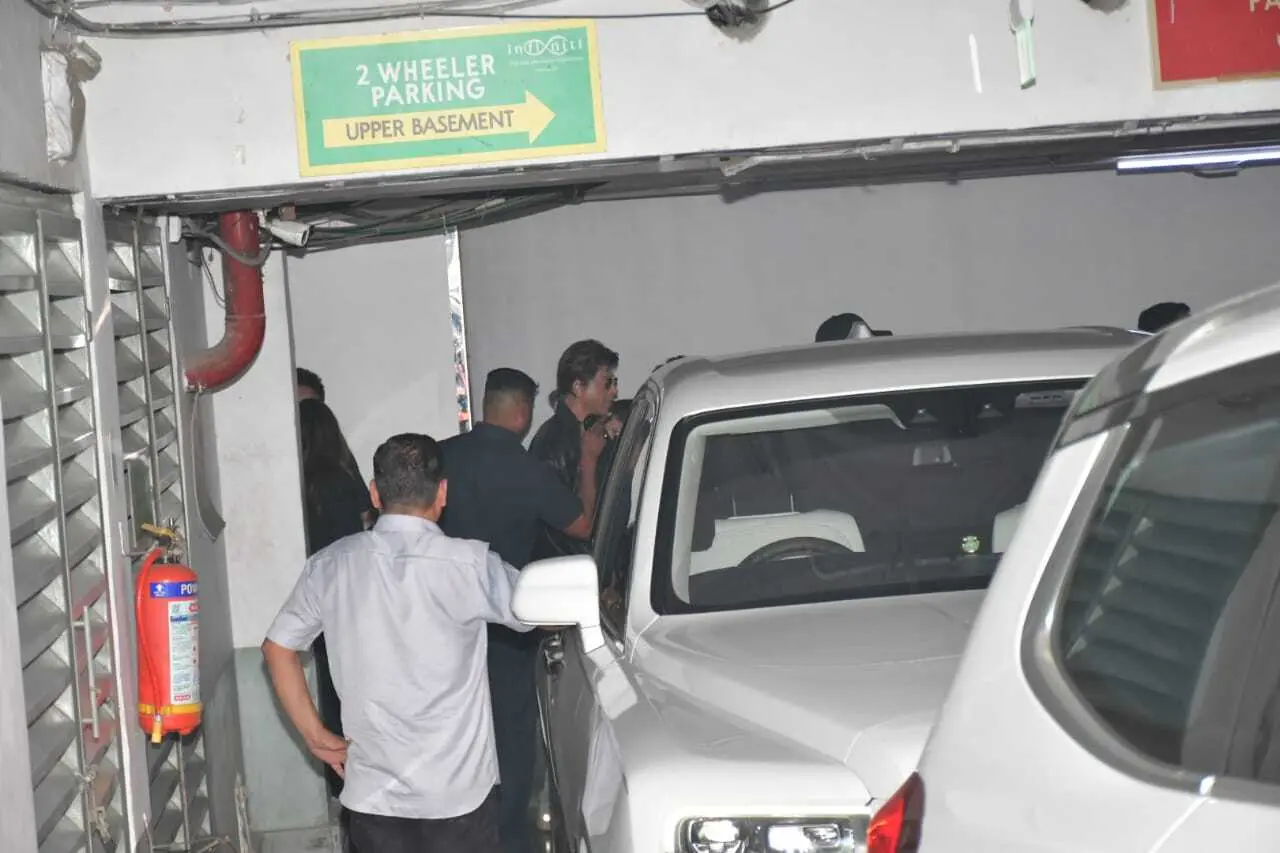 Amid tight security, the superstar celebrated the special day with his fans